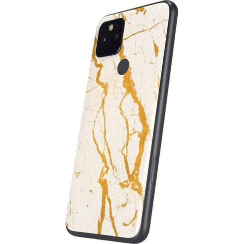 Cracked Marble Google Pixel 5 Skin